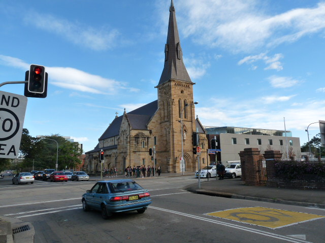 Parramatta Church, site of blanket distribution